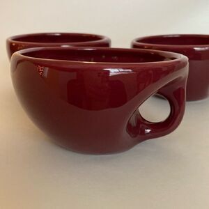 Flavour Design Cranberry Red Buddha Bowls Set of 3